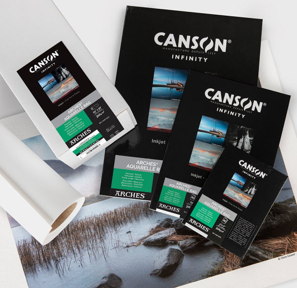 Arches® Aquarelle Rag (Pure White) 310 g/m² rouleau 36'''' x12m