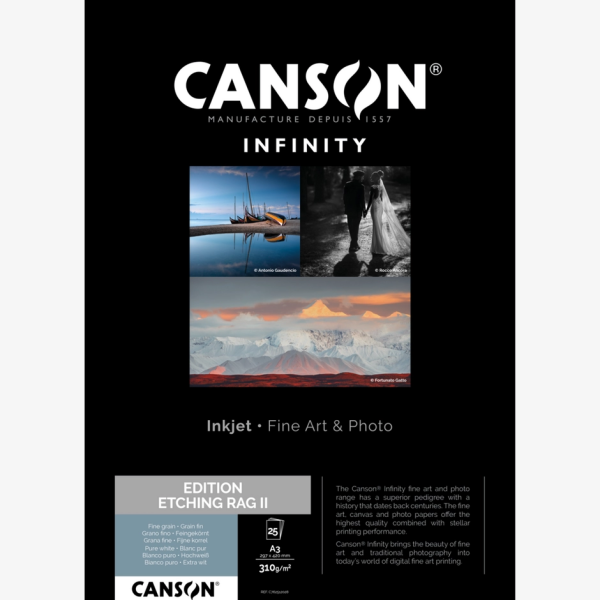 Edition Etching Rag II 310 g/m² boîte A3, 25 feuilles