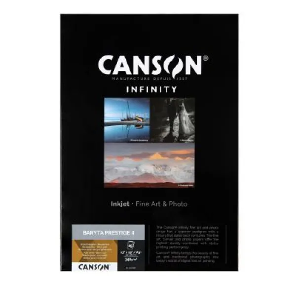 Baryta Prestige II 340 g/m² boîte A3+ (32,9x48,3cm) 25 feuilles